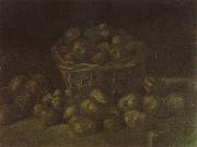 Vincent Van Gogh Still life with a Basket of Potatoes (nn04) Spain oil painting artist